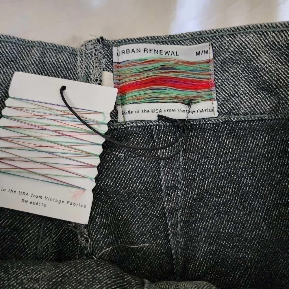 Urban Renewal Denim Skirt USA Made from Vintage Fabrics size Medium NWT